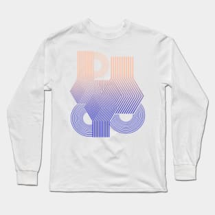 Geometric minimal stripes abstract Long Sleeve T-Shirt